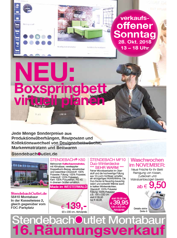 stendebach outlet aktionsprospekt 2018 Oktober web 1